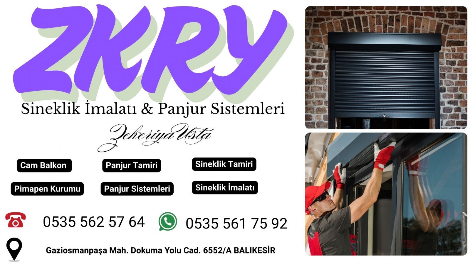 Balıkesir  Kepenk Tamiri